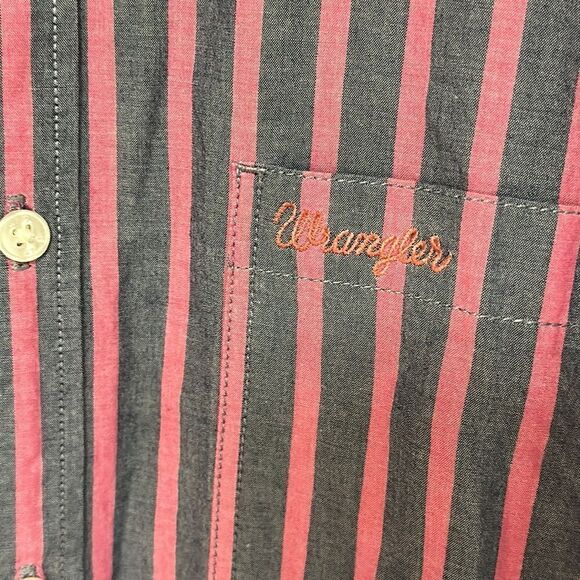 Vintage? Mens Wrangler Button a down size L - Picture 2 of 4